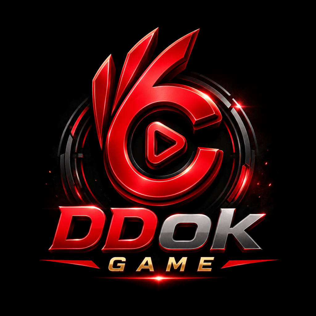 DDOK Game APK latest version displayed on an Android smartphone with a modern gaming interface